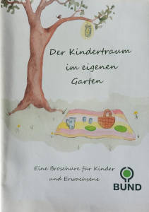 Broschüre-Cover Kindertraum im eigenen Garten